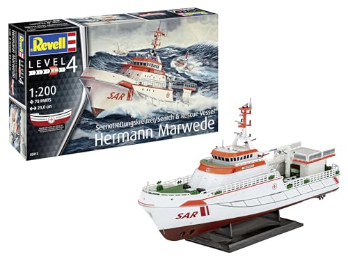 Detailgetreues Revell Modellbau Bastelset Hermann Marwede 1:200 Maßstab - Perfektes Geschenk!