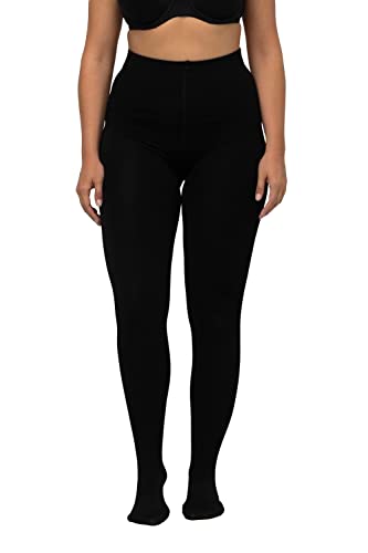 Warme Thermostrumpfhose für Damen in Schwarz, Größe 52-54 EU von Ulla Popken