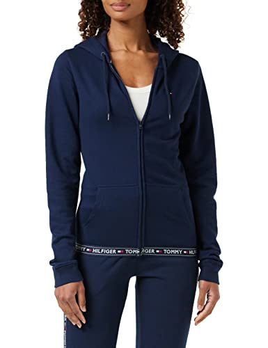 Hochwertiges Tommy Hilfiger Damen Schlafanzugoberteil in Navy Blazer für XS. Entspannter Look.