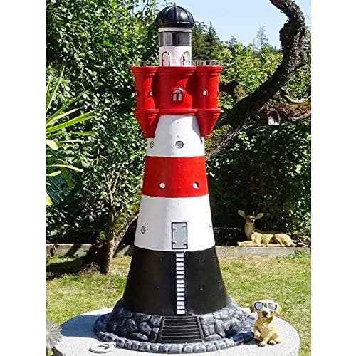 Entdecke den imposanten XXL Leuchtturm mit Beleuchtung für den Garten!