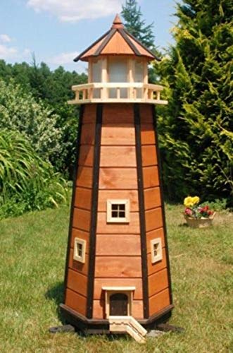 Großer XXL Leuchtturm mit Solar LED Beleuchtung - Perfektes Geschenk!
