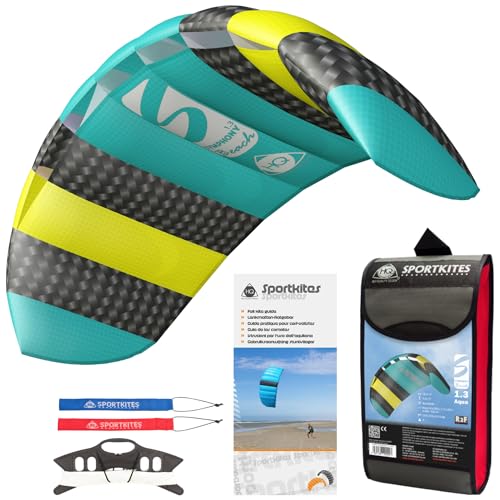 Symphony Beach III 1.3 Aqua Lenkdrachen - Perfektes Geschenk für Drachenliebhaber!