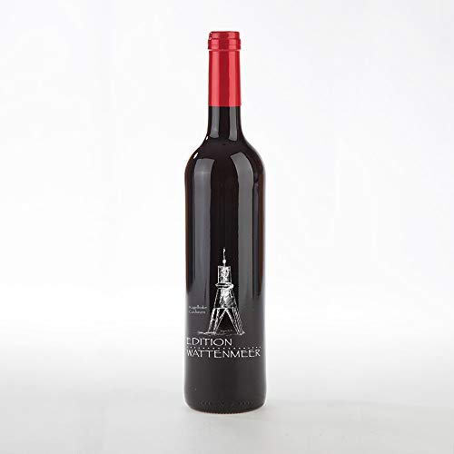 Exklusives Geschenk: Garnacha aus Spanien in Gravur-Flasche, Edition Wattenmeer