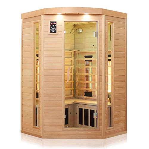 Erlebe pure Entspannung in der Dewello® Infrarotkabine LAKEFIELD - das perfekte Geschenk!
