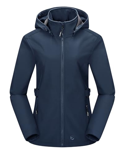 Funktionsjacke Damen: Wasserdichte Softshelljacke für Outdoor Abenteuer, ideal zum Sport