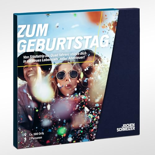 Erlebnis-Geschenkbox für 2: Jochen Schweizer Geburtstagsüberraschung an 935 Orten