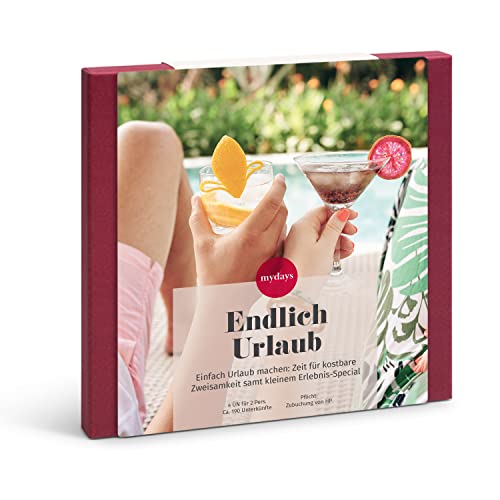 Erlebe Traumurlaub an 190 Orten mit mydays Geschenkbox - Perfektes Geschenk für 2!