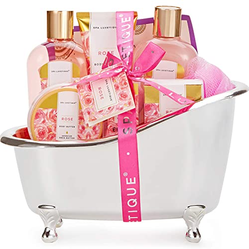Verwöhnen Sie sich mit dem SPA LUXETIQUE Wellness Set - Rosenduft Bade Geschenkset
