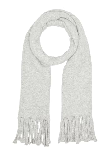 Hochwertiger grauer Strickschal von s.Oliver mit Fransen - perfektes Geschenk!