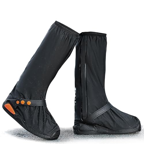 Wasserdichte Schuhüberzieher mit Reflektorstreifen für Männer und Frauen, ideal für regnerische Tage