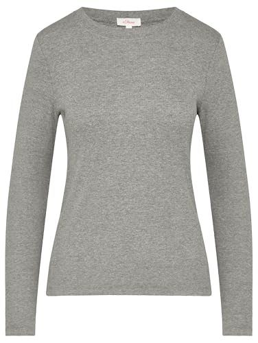 Elegantes s.Oliver Langarmshirt: Hochwertige Rippware für stilvolle Geschenke.