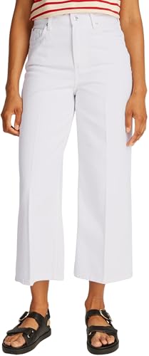 Stilvoll und bequem: Damen Jeans Hose von Tommy Hilfiger, Wide Leg, hohe Taille