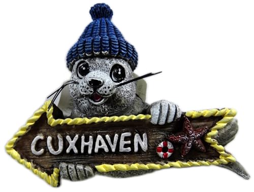 Entzückender Maritim-Magnet: Cuxhaven Robbe für die perfekte Geschenkidee! 7,5 cm