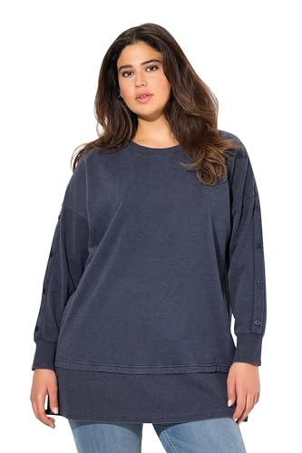 Stilvolles Plus-Size Sweatshirt in Marine für Damen mit großen Größen