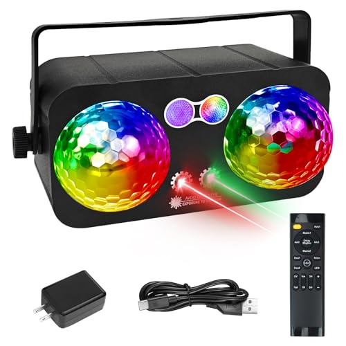 Ultimatives Partylicht: 6-in-1 Discokugel mit Soundaktivierte LED für unvergessliche Events
