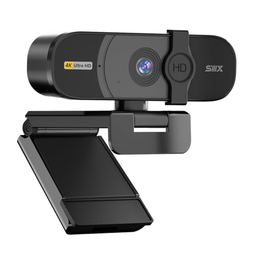 Hochauflösende 4K USB Webcam - Perfekt für Videoanrufe und klare Audioqualität!