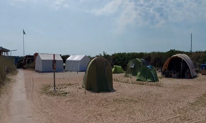 Camping auf Helgoland