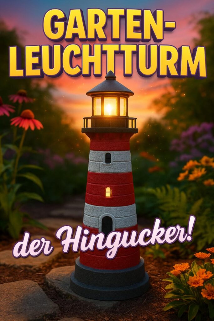 Leuchtturm für den Garten